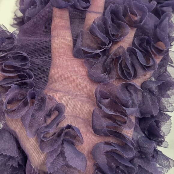 Andrew Marc NWT Purple Party Blouse💜 - Picture 4 of 5